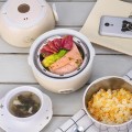 Thermal Heating Electric Lunch Box 2 Layers Portable Food Steamer Cooking Container Meal Lunchbox Warmer Mini Rice Cooker