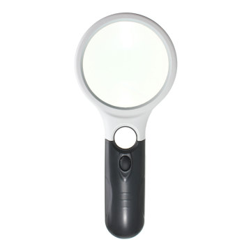 3 LED Light 10X 20X Magnifying Glass Lens Handheld Mini Pocket Microscope Reading Jewelry Craft Loupe Handheld Magnifiers
