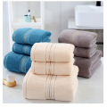Drop Shipping 2pcs Hand Face Towel 100% Cotton 1pc Bath Towel Absorbent Travel Sport Towels Terry Washcloth 3pcs/set Towel set