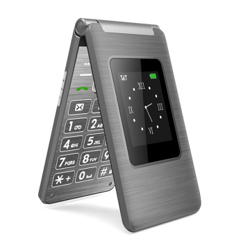 2020 Top selling Dual Screen Flip Mobile Phone 2.8 inch MTK Dual SIM Card GSM FM Bussines Clamshell Cellphone telefon
