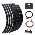 Flexible Solar Panel System Kit 400W 12V 24v 4pcs 18V 100W PV Battery Charger fotovoltaic photovoltaic energy for home china