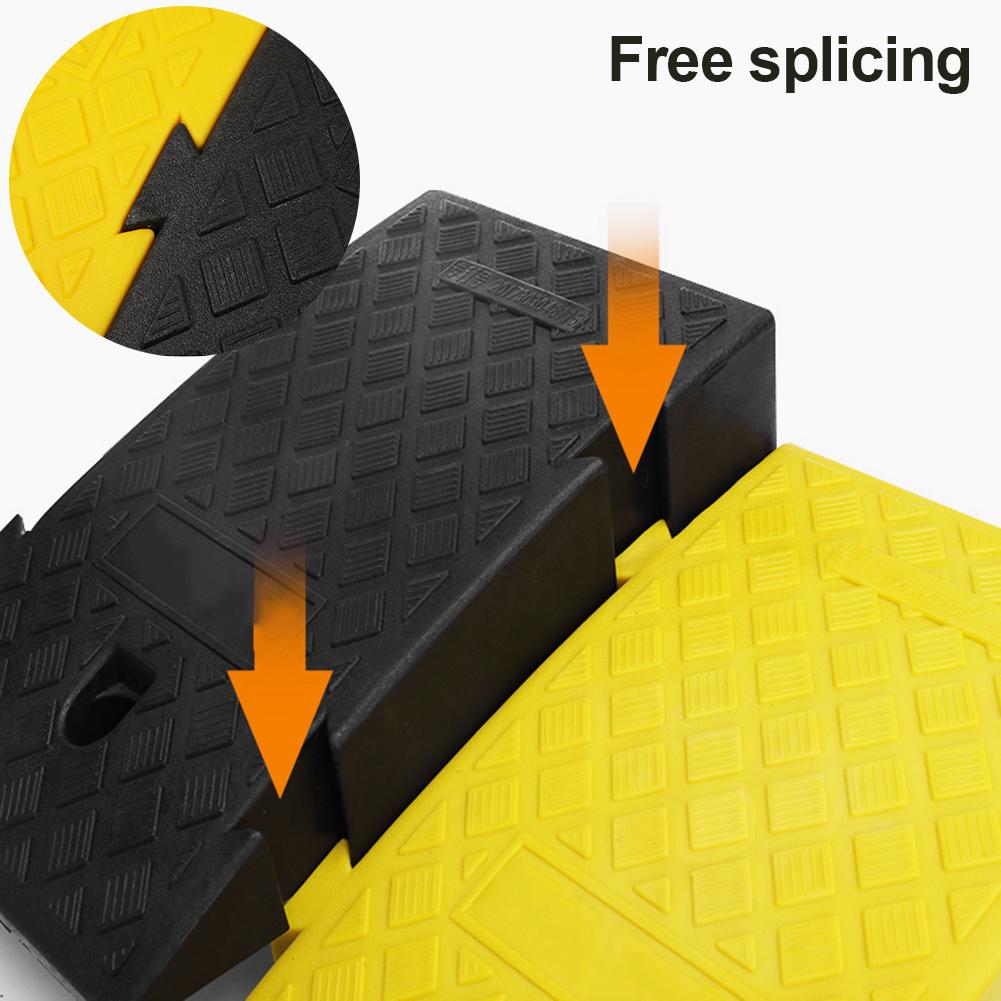 2020 Hot Portable Lightweight Curb Ramps Heavy Duty Plastic Threshold Ramp Kit for Car Trailer Truck Bike Motorcycle Dropship