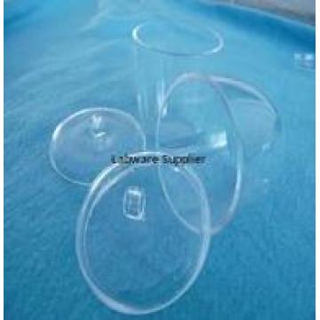 1pc/quartz glass crucible with cover round bottom laboratory equipment