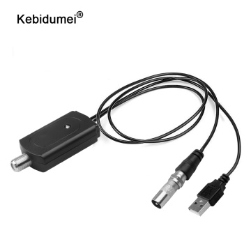 kebidumei 25db TV Antenna Signal Amplifier Booster Low Noise Easy Installation For HDTV TV Antenna Signal Booster Antenna