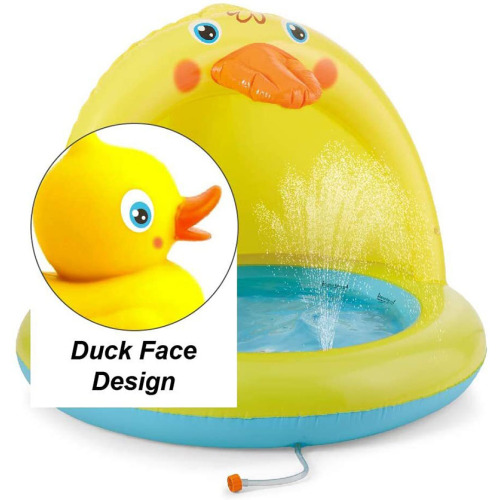 Yellow Duck Kiddie Pool with Sprinkler Toddler Pool for Sale, Offer Yellow Duck Kiddie Pool with Sprinkler Toddler Pool