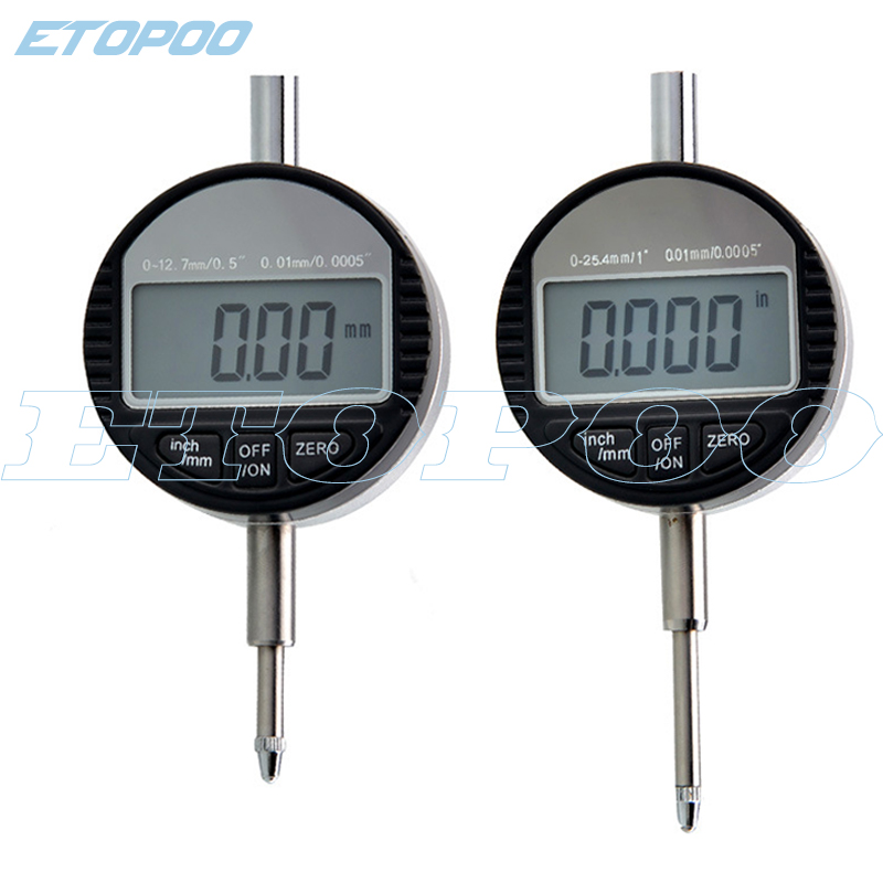 25.4mm digital indicator Digital Dial Indicator 0-25.4mm/1"x0.01mm electronic dial gauge electronic indicator