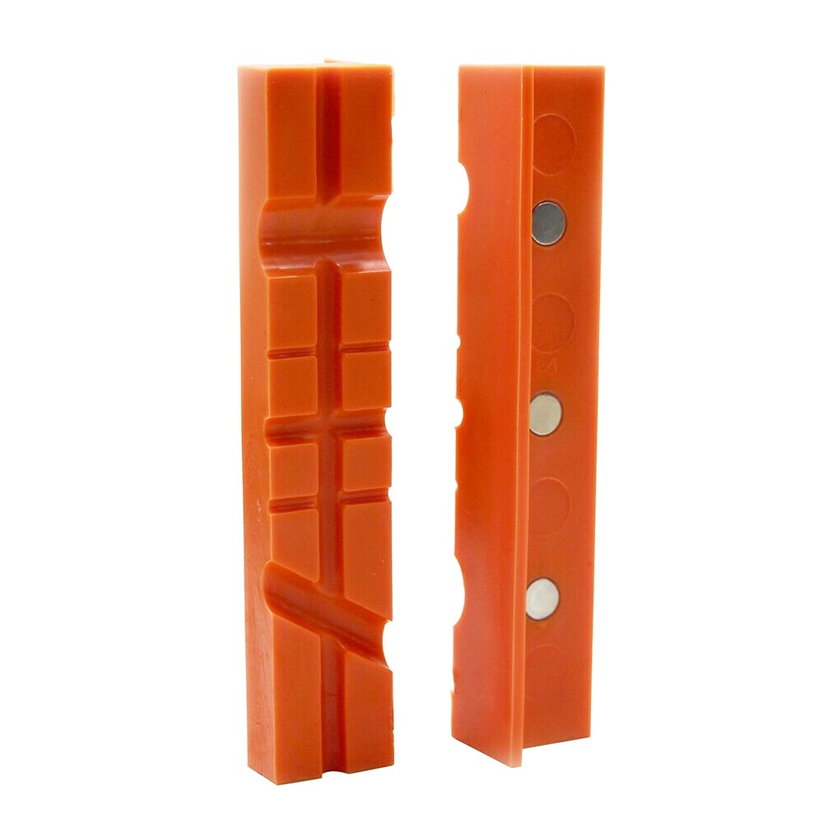 4.5inch/6inch Pair Magnetic Soft Pad Jaw Rubber for Metal Vise Long Pad Bench Vice 4.5"/6" Machine Tools Accessories