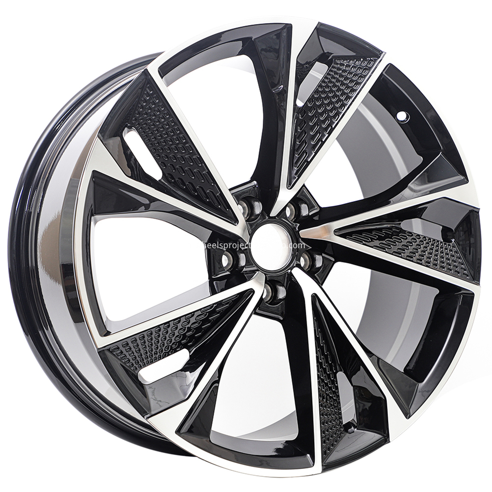 Audi Rs7 Replica Wheels 25 Black Machine Face