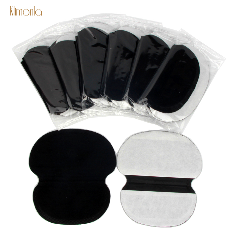 90Pcs Black Underarm Dress Antiperspirant Pad Armpit Care Sweat Scent Perspiration Pads Absorbing Deodorant for women