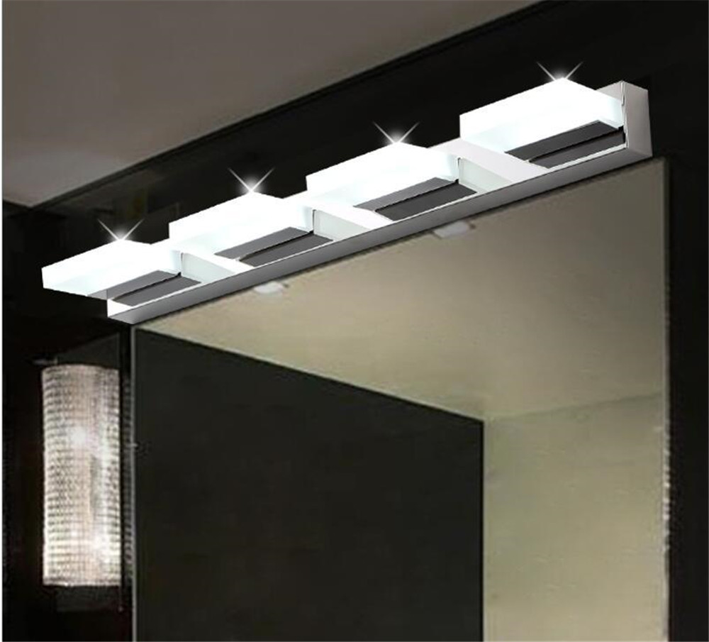 Modern 1-5 Head LED Light Cosmetic Acrylic Bathroom Lighting Waterproof Vanity Mirror Wall Cabinet Lamp