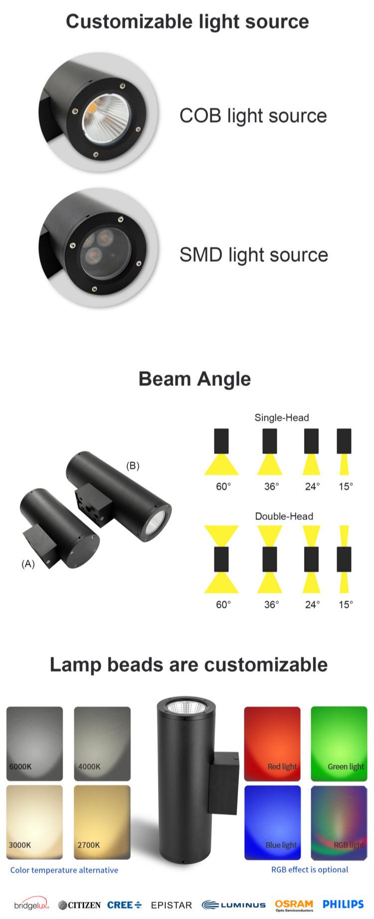 Outdoor Up Down Wall Sconce Light