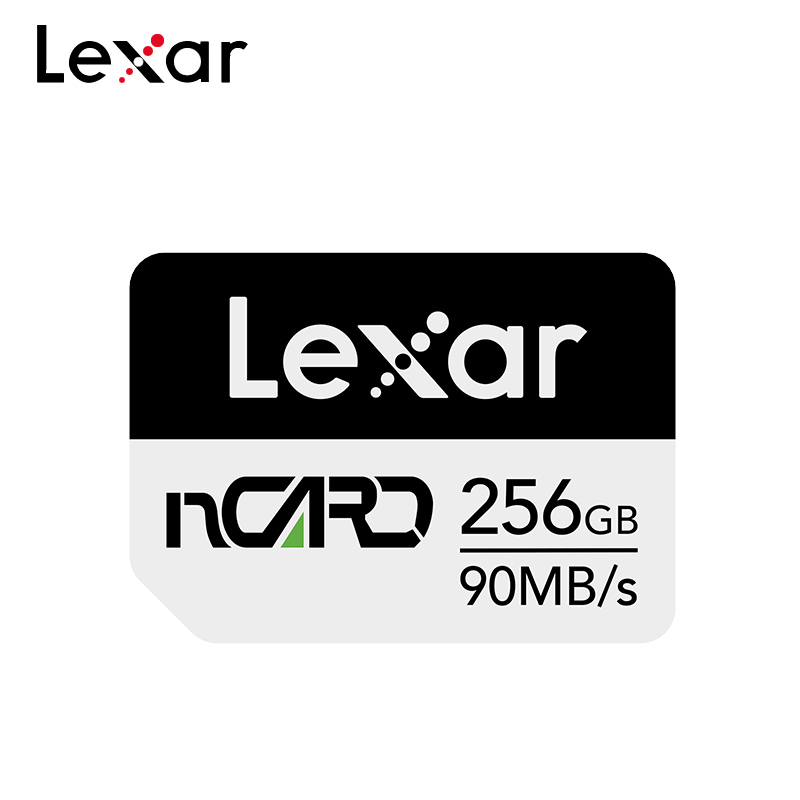 100% Original Lexar Memory Card 256GB ncard High Speed Reading 90M/s 64GB 128GB For Huawei Nano Card