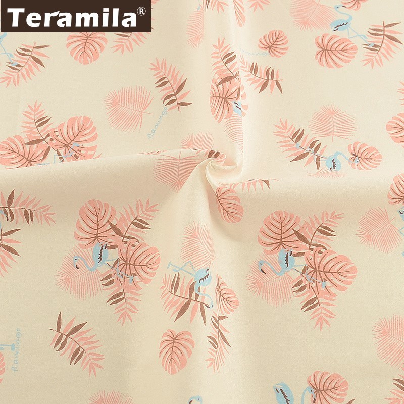Teramila Animal Design 100% Cotton Twill Fabric Meter DIY Handmade Patchwork Quilts Dress Tissus Bedsheet Curtains Home Textile