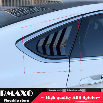 For FORD Mondeo 2013-2018 Sedan ABS Rear Door Window shades Louver Frame Window Sill Molding Cover Sticker Trim