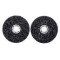 Newest 2pcs 115mm Poly Strip Abrasive Disc Wheels 46 Grits 22mm Rust Paint Remover 11500rpm Grinding Tools For Angle Grinder