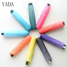 YADA 2020 High Quality Creativity Gradient Candy Color Umbrella Rain Women Umbrella For Womens Windproof Folding Umbrellas YS019