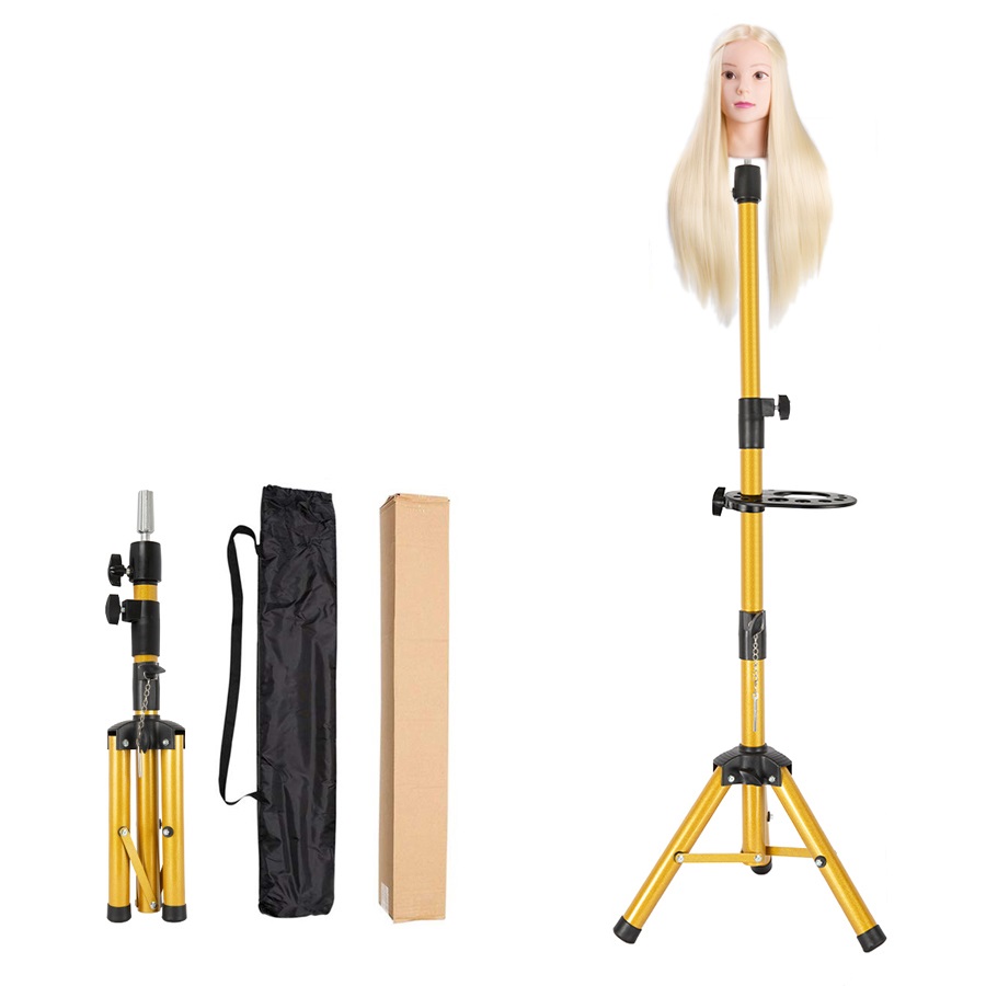 Golden Wig Tripod With Tray 10