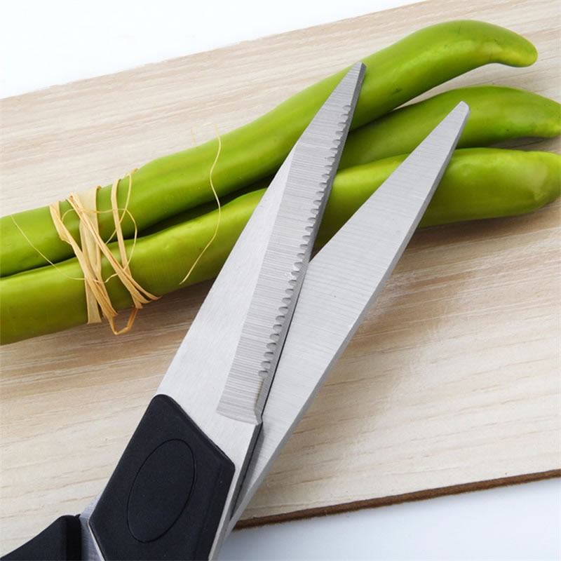 Upspirit Kitchen Scissors Stainless Steel Shears Meat Boning Knife Fruit Vegetable Baby Food Cutter Nut Bottle Opener Knives