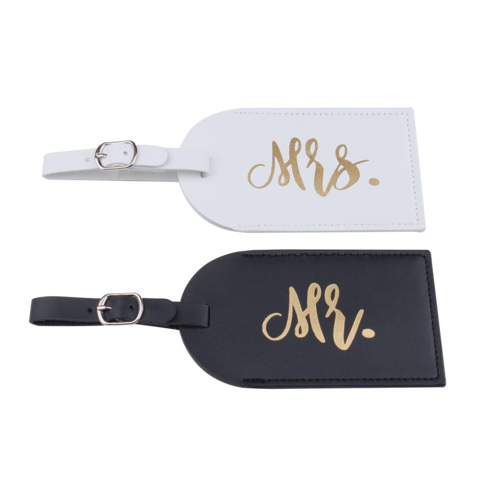 Couple MR. MRS. Luggage Tag & Passport Cover PU Leather For Travel Accessories Set Card ID Tag Passport Holder Sets LT35LT37CH12