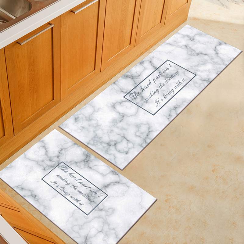 Anti-slip Kitchen Mat Modern Bath Carpet Entrance Doormat Tapete Absorbent Rugs for Bedroom Prayer Pad