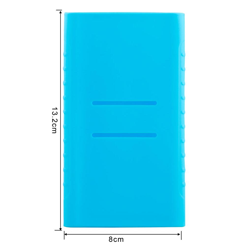Silicone Case for Xiaomi Power Bank 10000mAh PLM02ZM Portable External Battery Pack Rubber Shell Cover