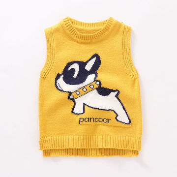 Baby Pullover Vest Boys and Girls Waistcoat Sweater Baby Wool Vest Baby Sweater Outer Wear Vest Kids Coat 0-5 Years