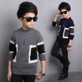 Kids Boys Sweater Children Sweater For teenager Student O-Neck Warm pullover knitted sweaters Boys Clothes 4 5 6 7 8 9 10 11 14T