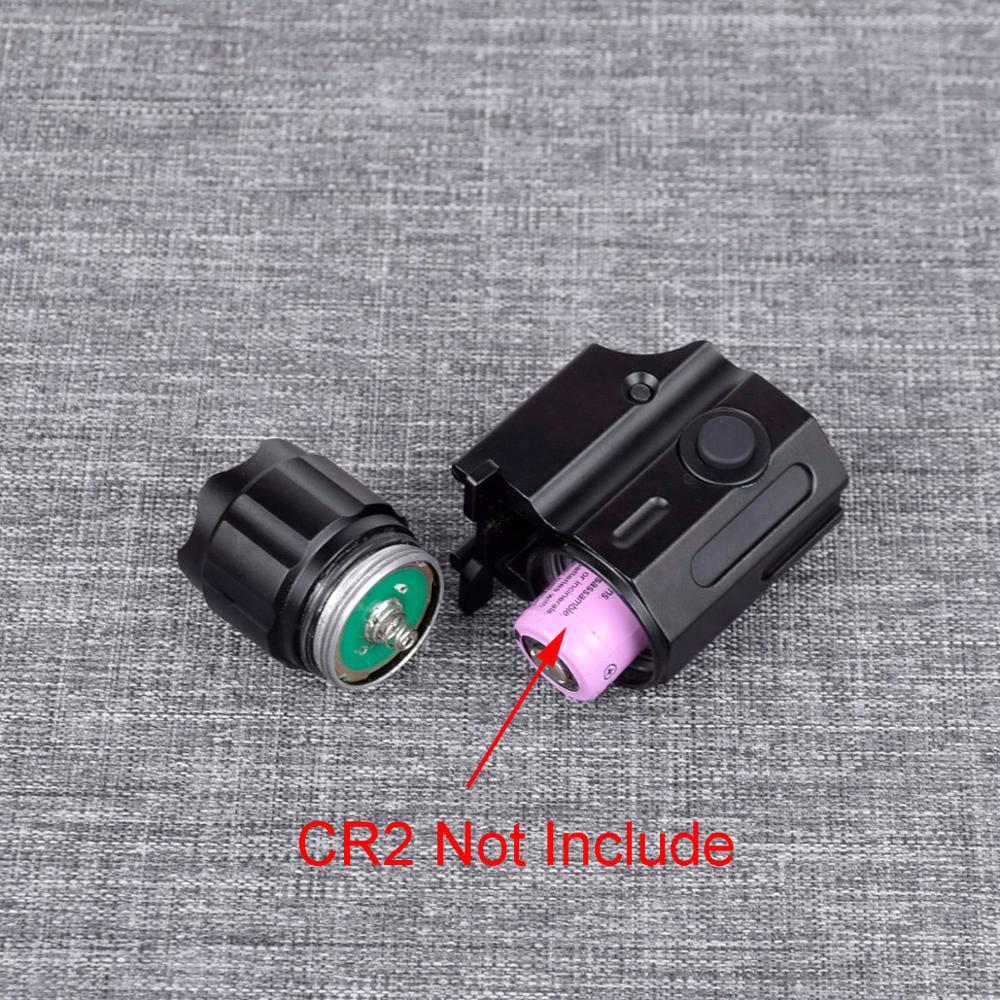 CNC Aluminum Tactical LED Mini Weapon Gun Light Flashlight Military Airsoft Rifle Pistol Gun Light for 20mm Rail