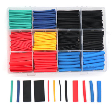 560PCS Heat Shrinkage Tubing Assortment Adhesive 2:1 Electrical Wire Cable Wrap Electric Insulation Kit With Box For DIY