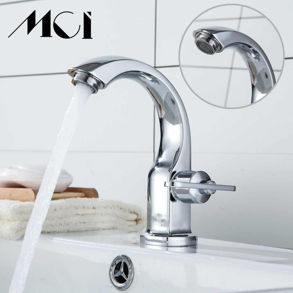 Mci Bathroom Faucet Basin Sink Water Tap Single Lever Single Faucet Mixer Zinc Alloy Corrosion Resistance Taps Torneira