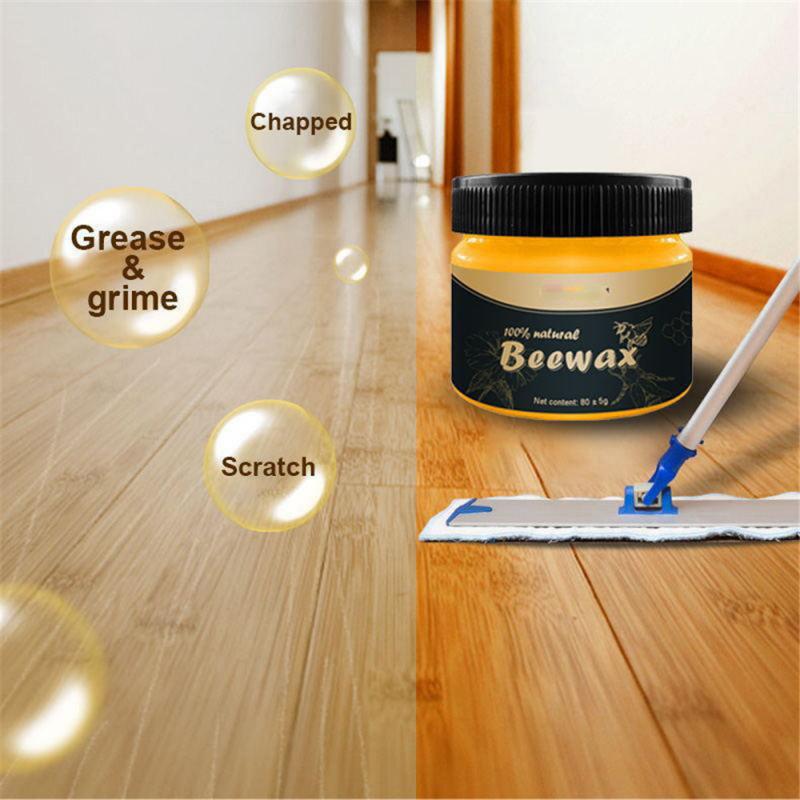 Organic Natural Pure Wax Wood Seasoning Beewax Waterproof Complete Solution Furniture Care Beeswax Home Cleaning Tools New TSLM1
