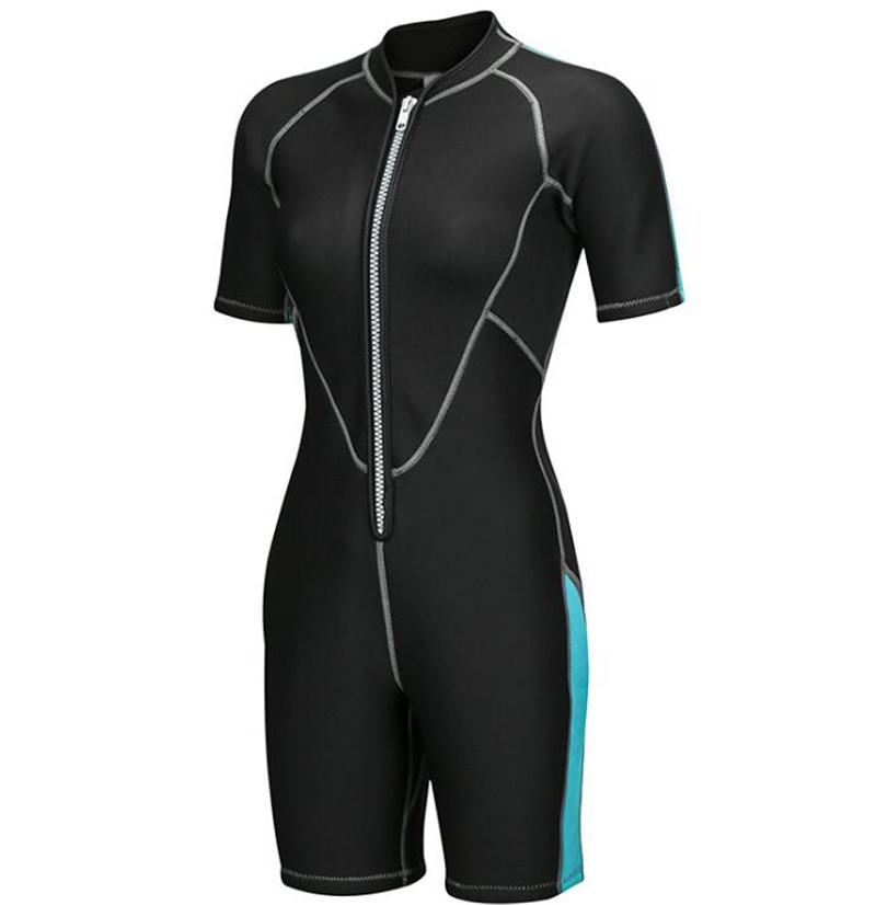 SBART Men 2MM Short Wetsuit Surf Spearfishing Swimwear Scuba Diving Jumpsuit Keep Warm Sunscreen Steamer Suit Couple Wetsuit