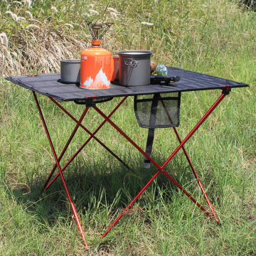 328 Promotion Portable Foldable Folding Table Desk Camping Outdoor Picnic 6061 Aluminium Alloy Ultra-light