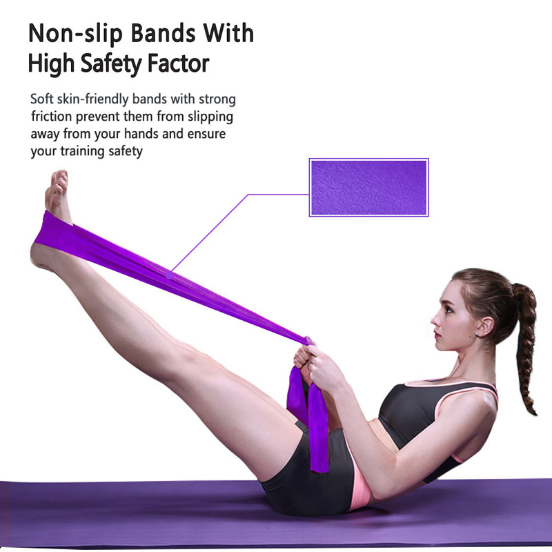 5 Colors Yoga Resistance Bands Workout Rubber Elastic Bands For Fitness Sport Training Tpe Booty Exercise band Gym Equipment