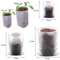 100/200pcs Biodegradable Non-woven Nursery Bags Eco-Friendly Ventilate Fabric Planting Growth Seedling Pots Garden Tools