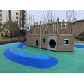 Wear resistant EPDM rubber granules for playground floor