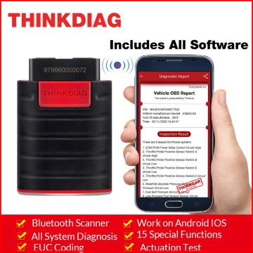 ThinkDiag All system Bluetooth obd2 Scanner with All software work on android IOS 15 Reset service obdii code reader Scanne