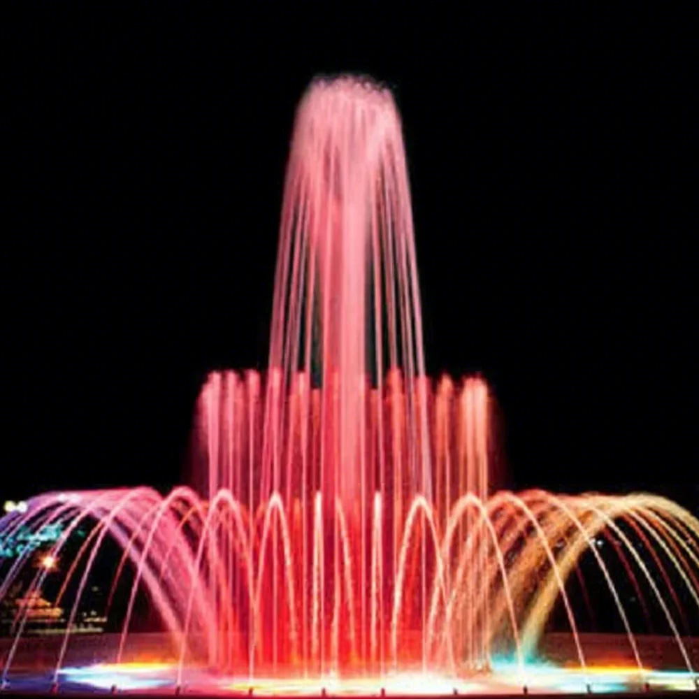 outdoor fountain pond