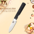 XYJ Folding Kitchen Knife Stainless Steel Sharp Blade Pocket Outdoor Tools Bread Utility Knives Camping Hiking Accessory