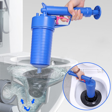 NEW High Pressure Strong Water Impact Pressure Pump Cleaner Unclogs Toilet Hand Powered Plunger Set Pipe Sewer Dredger zuignap