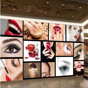 beibehang Europe and the United States fashion beauty salons semi-permanent facial brow lip nail wall custom mural wallpaper