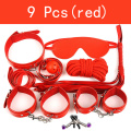 9 pcs red