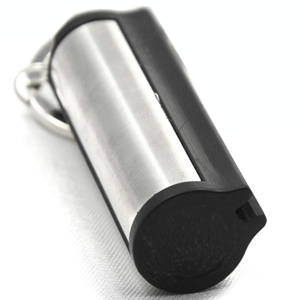 Mini cylindrical appearance metal million matches kerosene flint lighter kerosene outdoor camping creative lighter