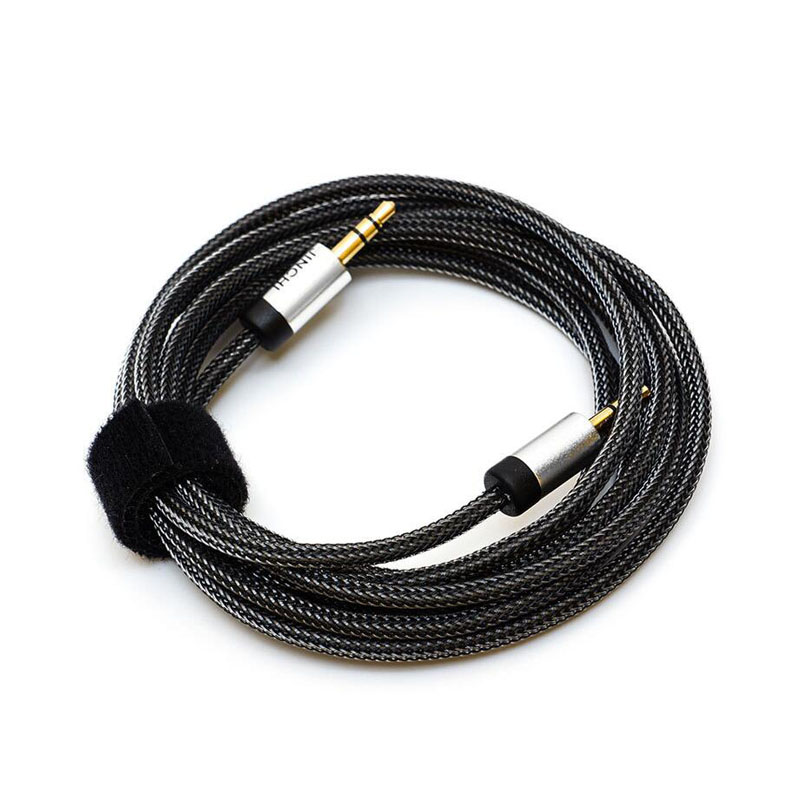 JINCHI Wholesale of recorded audio cable wire 3.5mm male to male audio cable car AUX audio cable Aluminum crystal mesh