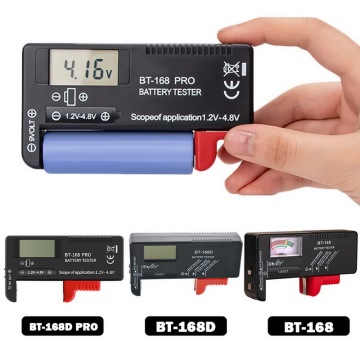 BT-168 PRO Digital Battery Capacity Tester for 18650 14500 Lithum 9V 3.7V 1.5V Cell C D Batteries Tester M05 20 Dropship
