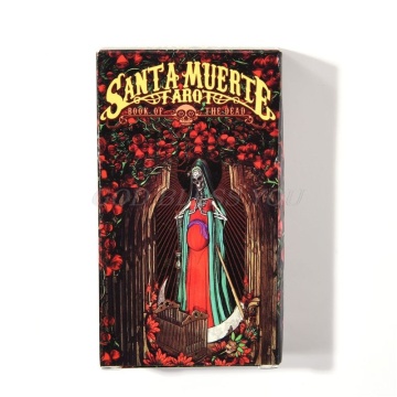 78pcs Cards Santa Muerte Tarot Deck Book of the Dead Family Party Board Game Drop Shipping