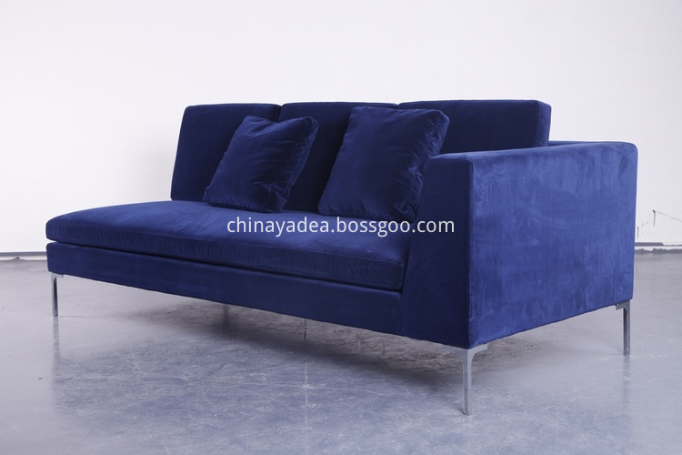 velvet fabric sofa