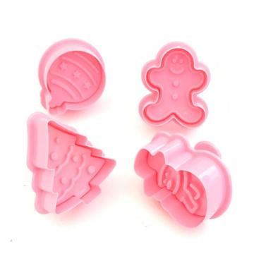 Cookie Tools Christmas Cookie Cutters Mold 3D DIY Pastry Fondant Biscuit Cutters Baking Mould