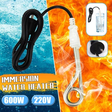 600W 220V Mini Electricity Immersion Water Heater Element Boiler Portable Water Heating rods for Inflatable Swimming Pool Home