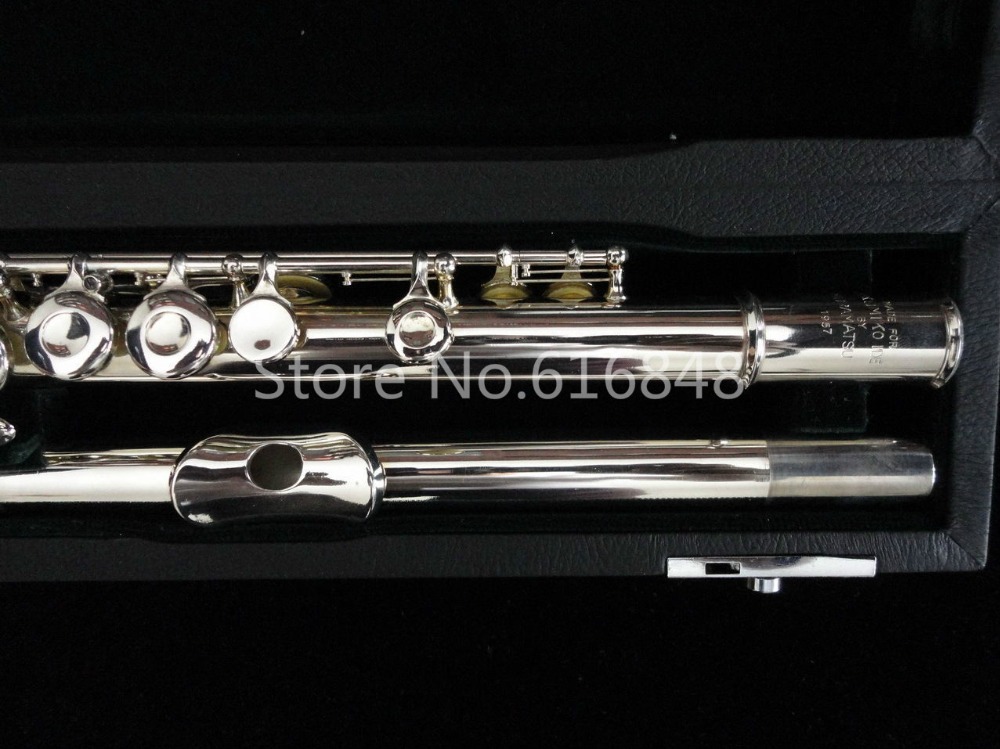 Muramatsu Flute 1957 C Tune 16 Keys Closed Holes Flute Cupronickel Silver Plated Flute E Key Brand Musical Instrument With Case